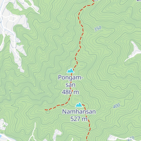Map of Pongam-san