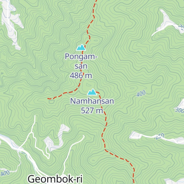 Map of Namhansan