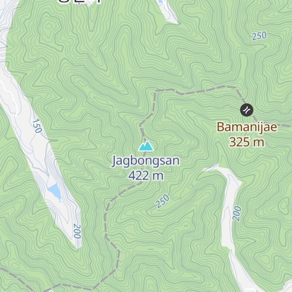 Map of Jagbongsan