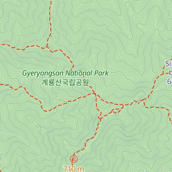 Map of Sujeongbong