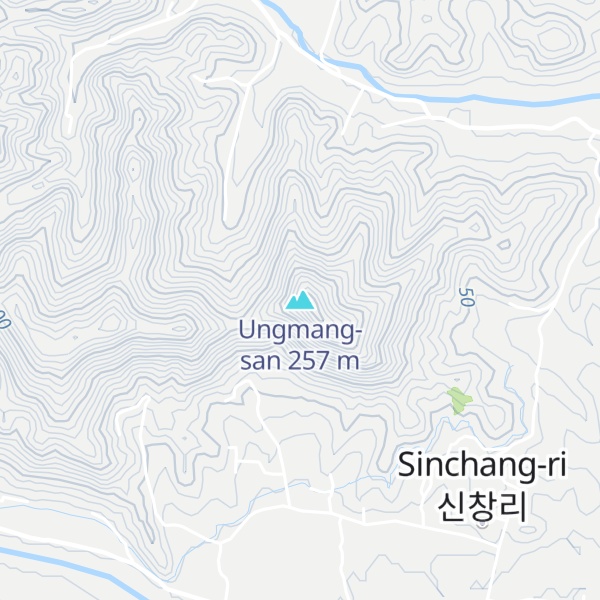 Map of Ungmang-san