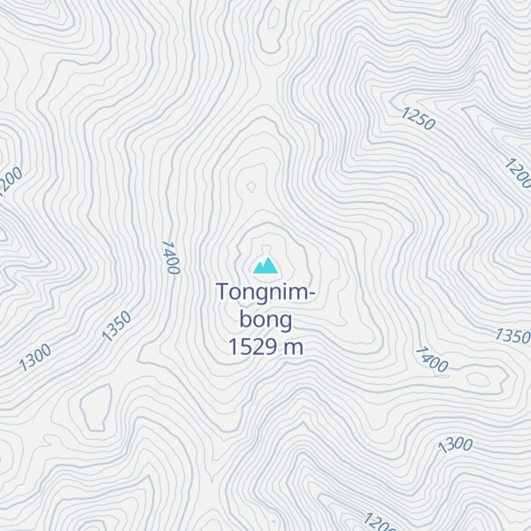 Map of Tongnim-bong