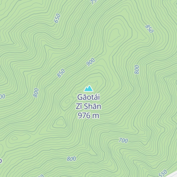 Map of Gāotái Zǐ Shān