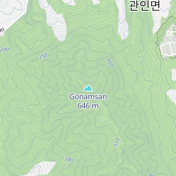 Map of Gonamsan