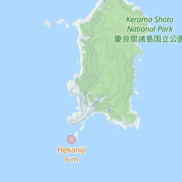Map of Mt. Kuba Island