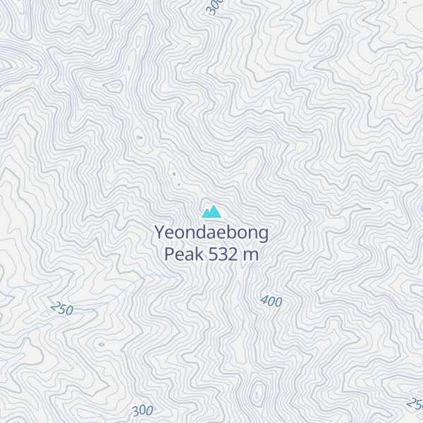 Map of Yeondaebong Peak