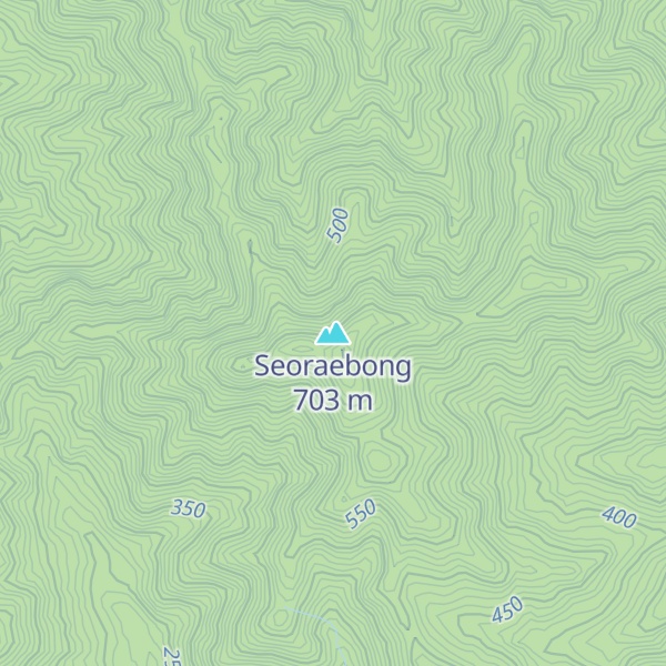 Map of Seoraebong