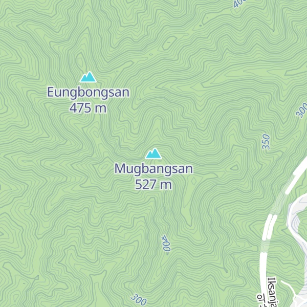 Map of Mugbangsan
