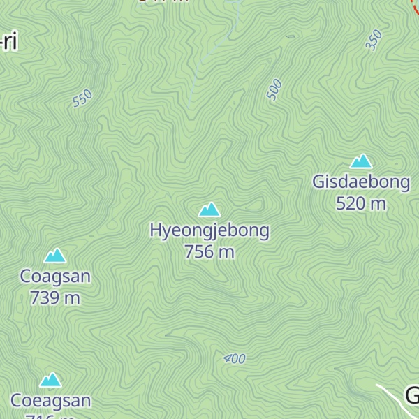 Map of Hyeongjebong