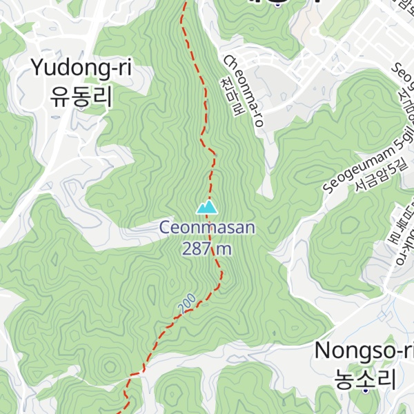 Map of Ceonmasan