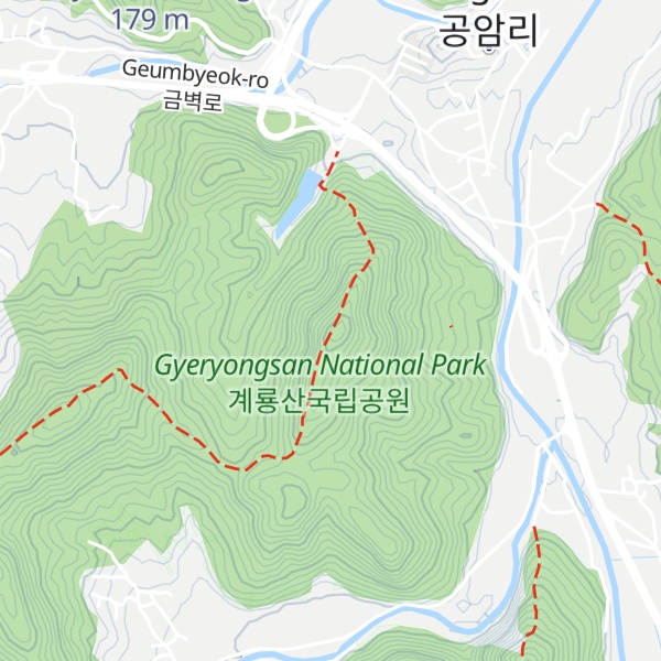 Map of Goceongbong