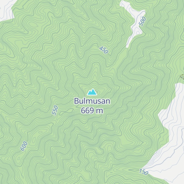 Map of Bulmusan
