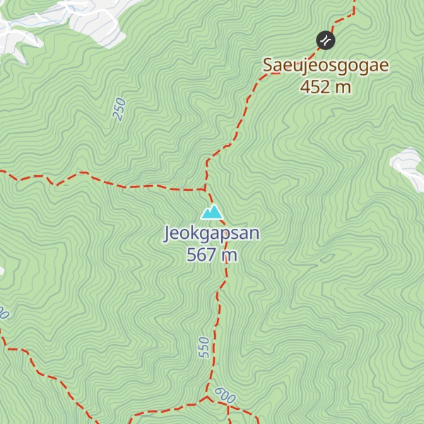 Map of Jeokgapsan