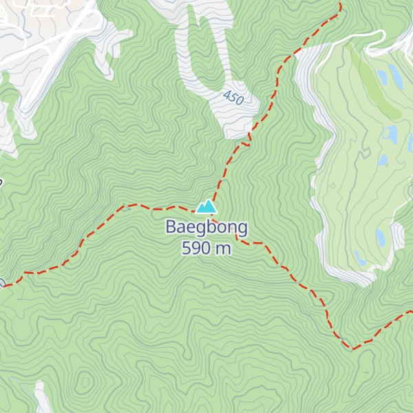 Map of Baegbong