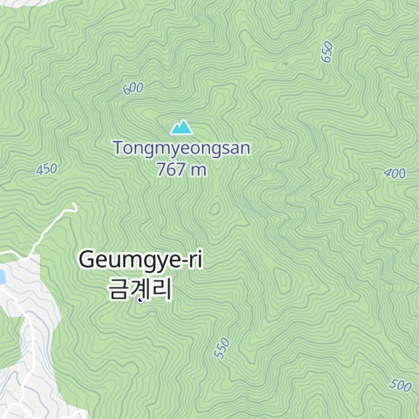 Map of T’ongmyŏng-san