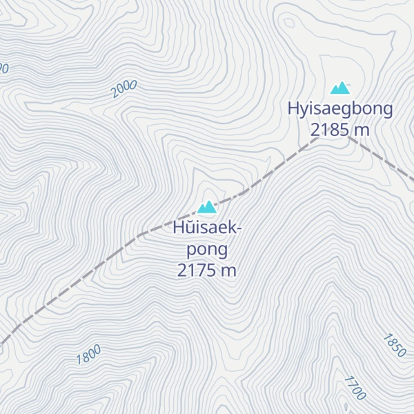 Map of Hŭisaek-pong