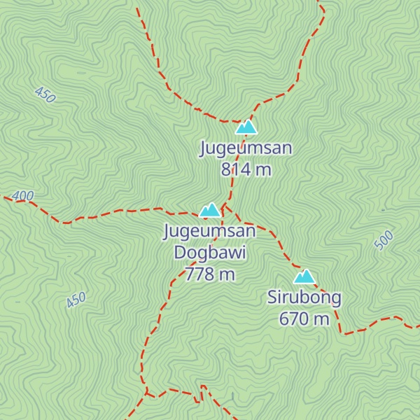Map of Jugeumsan Dogbawi