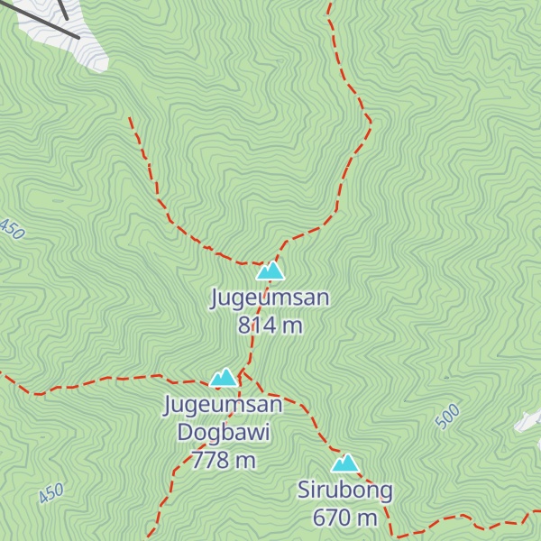 Map of Jugeumsan