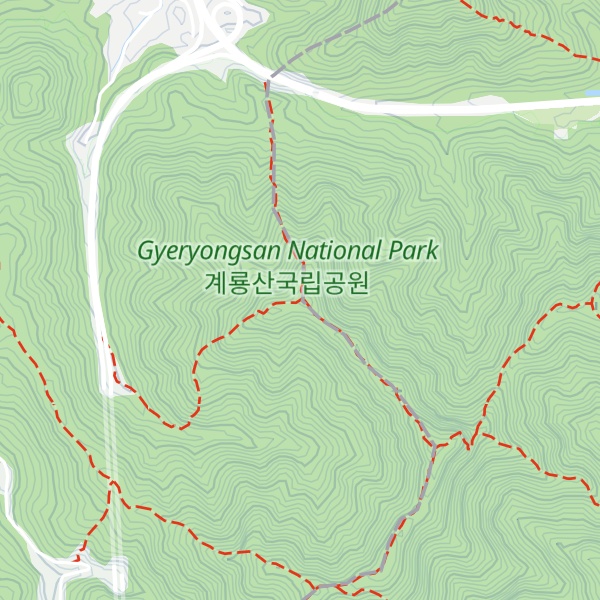 Map of Gwaneumsan