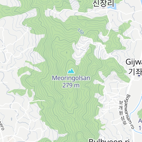 Map of Meoringolsan