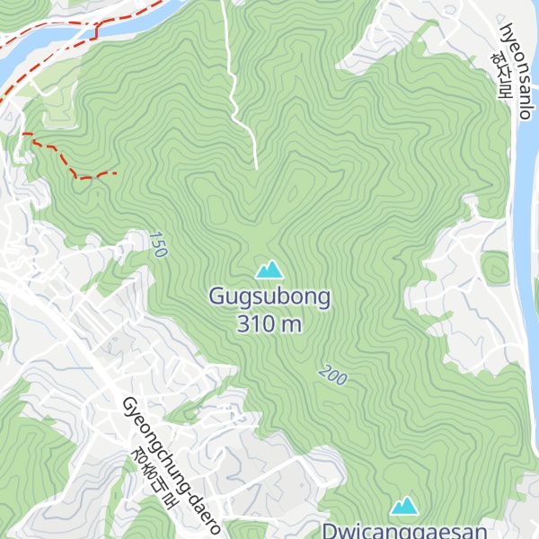 Map of Gugsubong