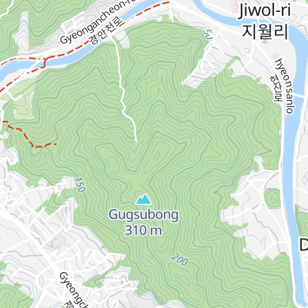 Map of Jeoldwisan