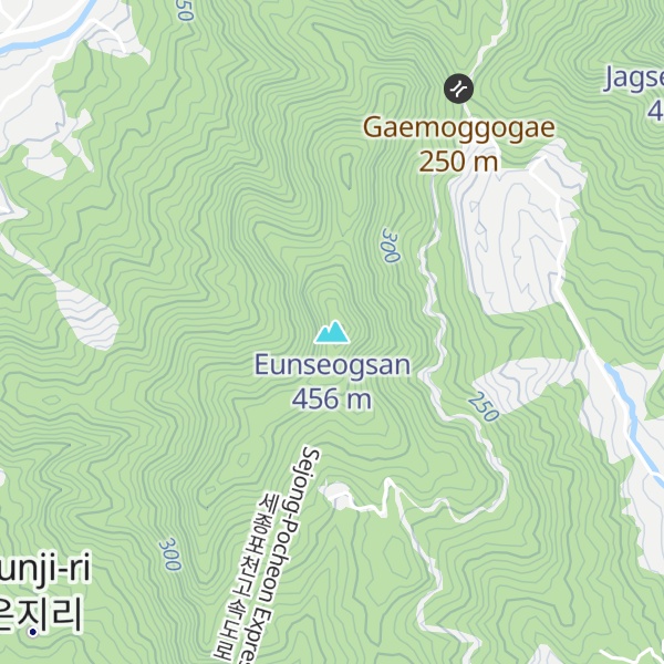 Map of Eunseogsan