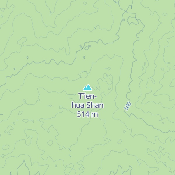 Map of T’ien-hua Shan