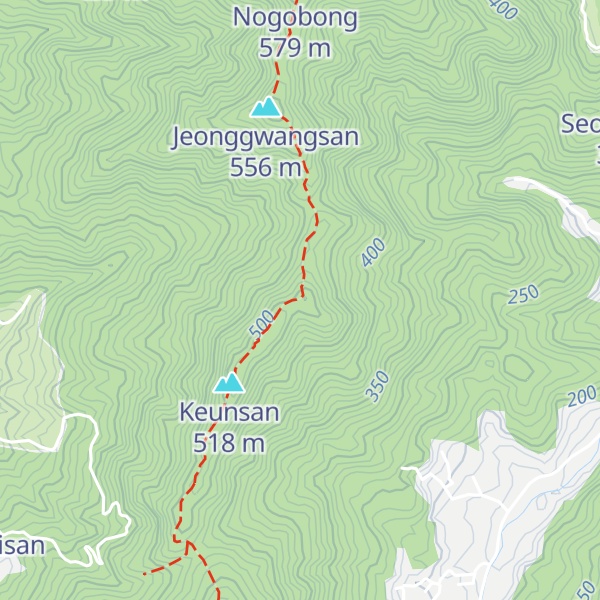 Map of Beoldeogsan