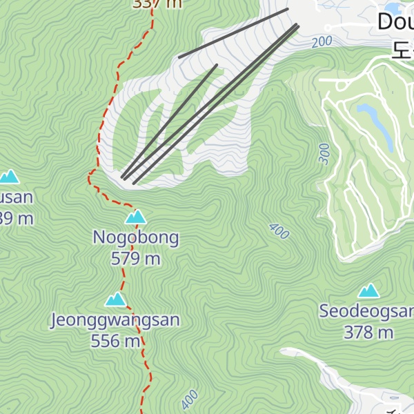 Map of Saejaedaleumsan