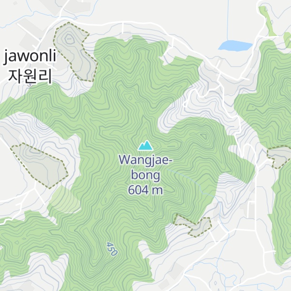 Map of Wangjae-bong