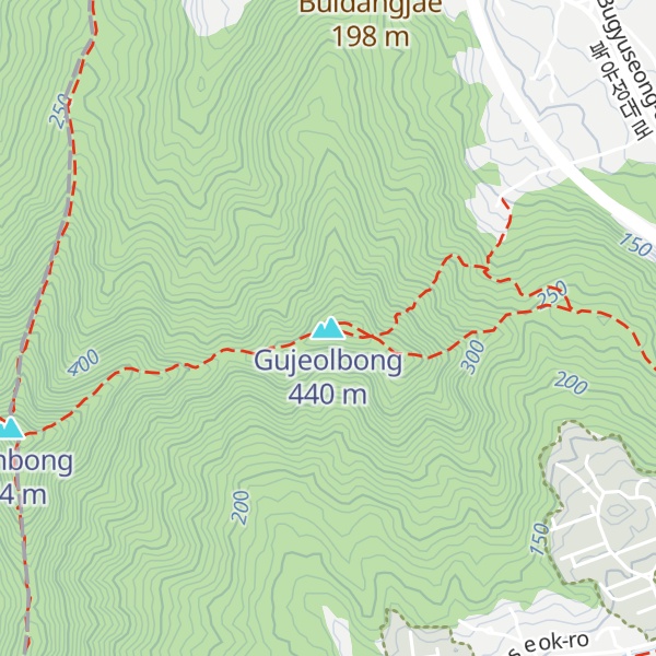 Map of Gujeolbong