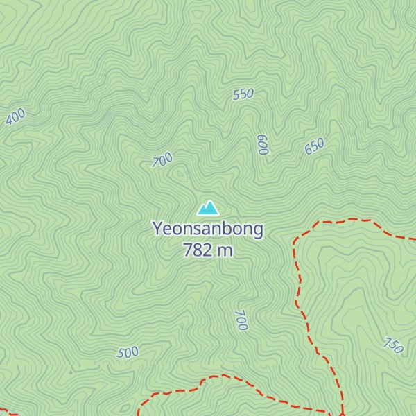 Map of Yeonsanbong