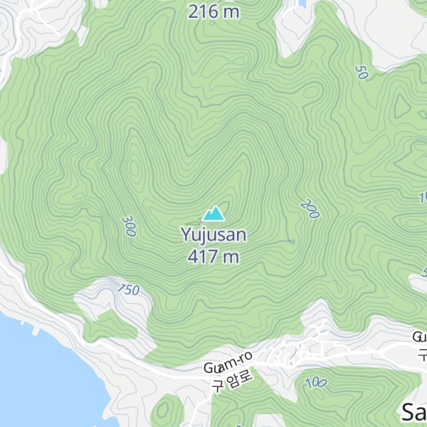 Map of Yujusan