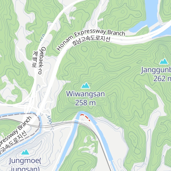 Map of Wiwangsan