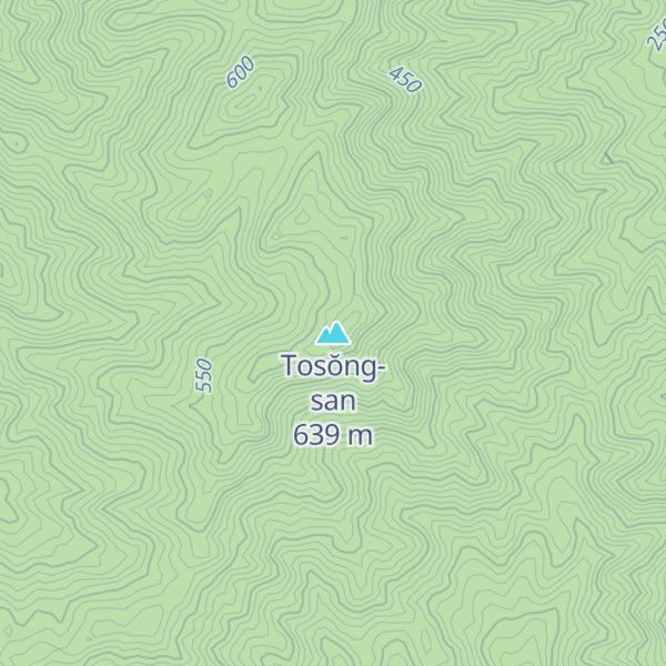 Map of Tosŏng-san