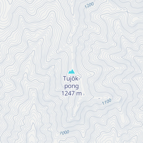 Map of Tujŏk-pong