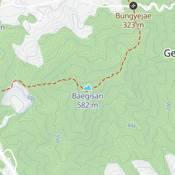 Map of Baegisan