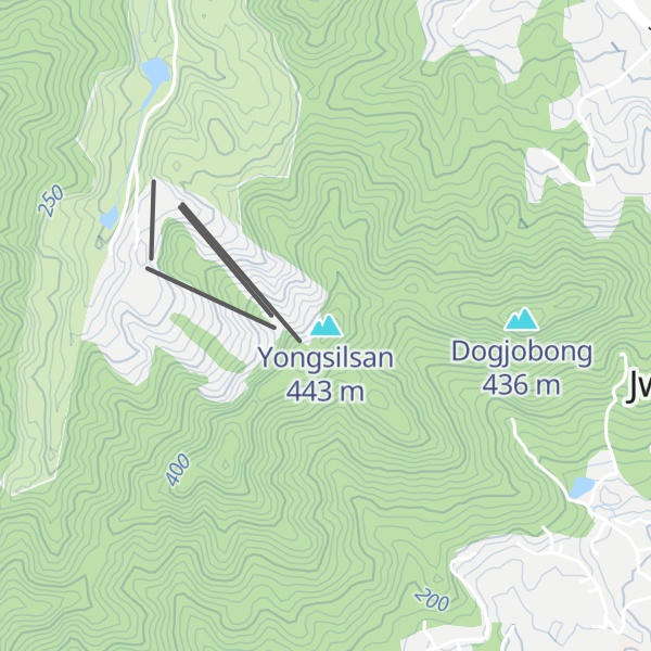 Map of Yongsilsan