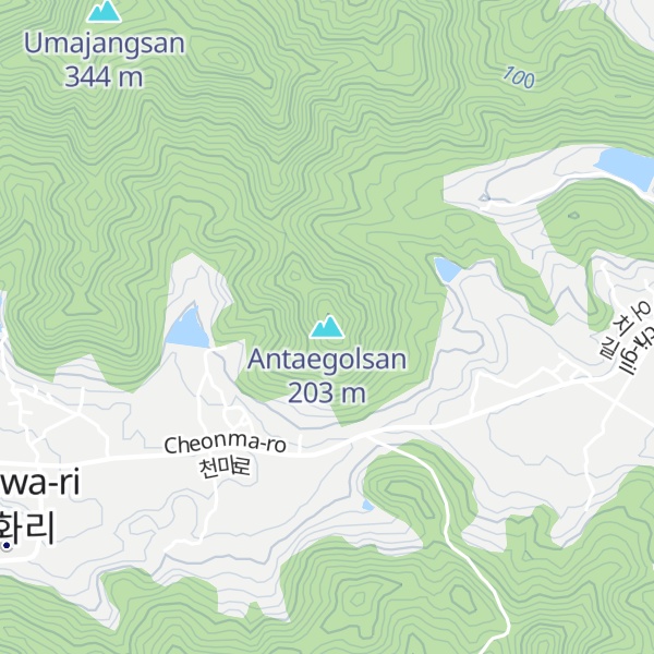 Map of Antaegolsan