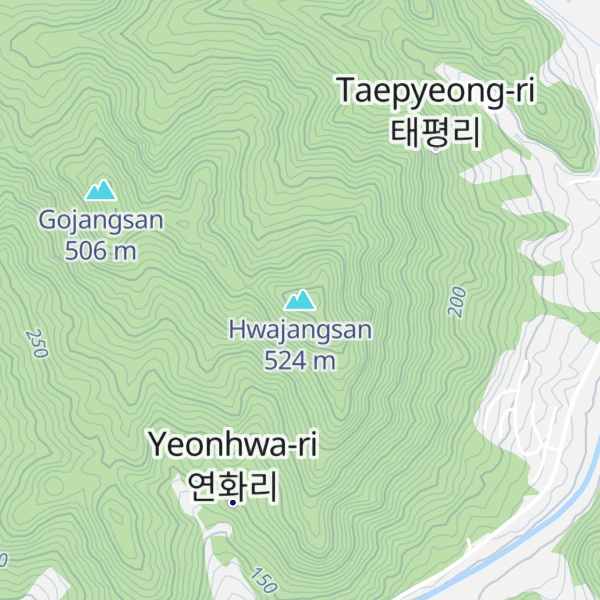 Map of Hwajangsan