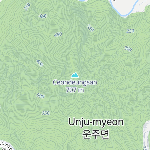 Map of Ceondeungsan