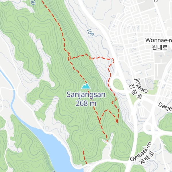 Map of Sanjangsan