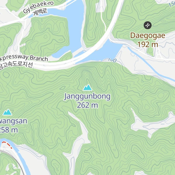 Map of Janggunbong