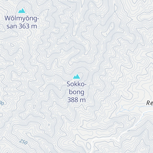 Map of Sokko-bong