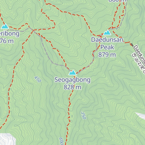 Map of Seogagbong