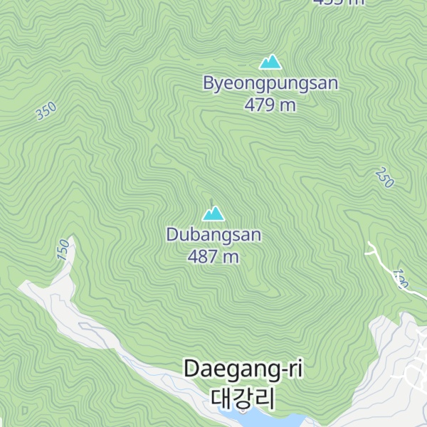 Map of Dubangsan