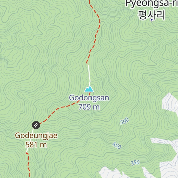 Map of Godongsan