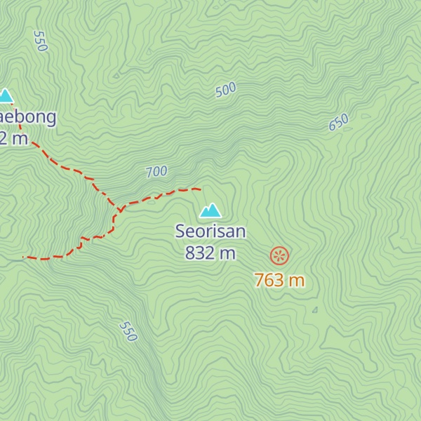 Map of Seorisan