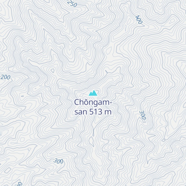 Map of Chŏngam-san